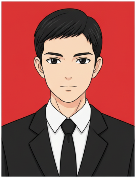 Contoh foto pria